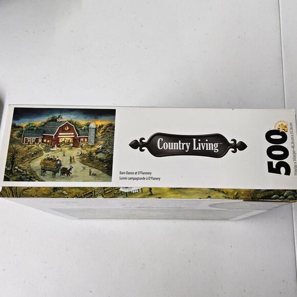 Country Living Barn Dance at O' Flannery Ann Stopkey‎ 500 Piece Puzzle - Picture 2 of 9